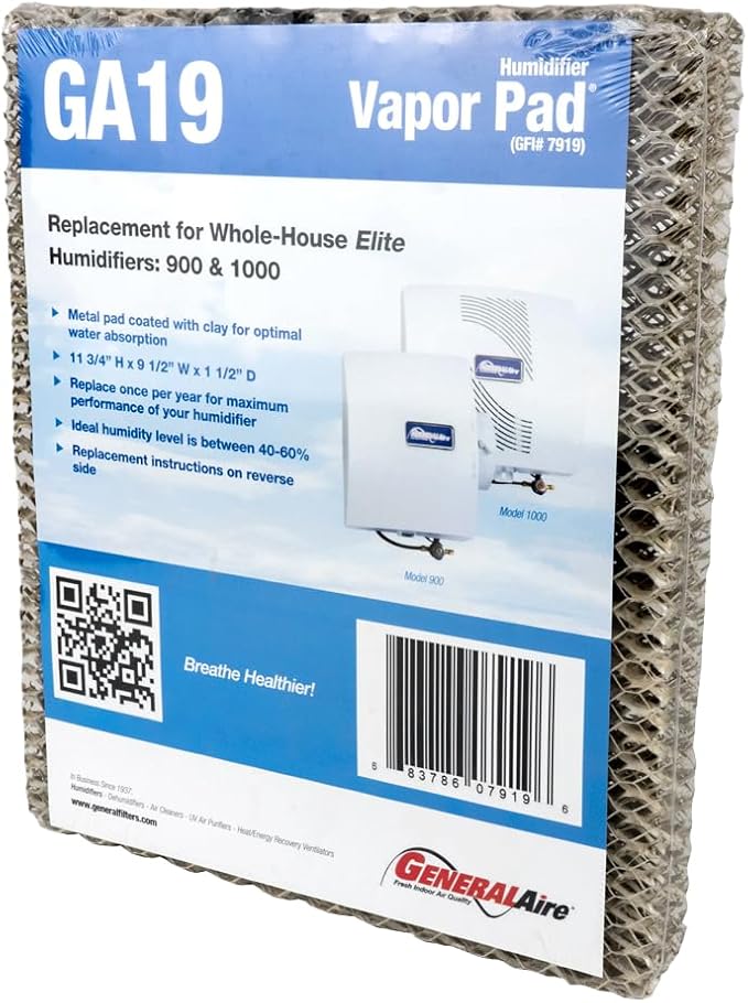 FILTRE D'HUMIDIFICATEUR GA19